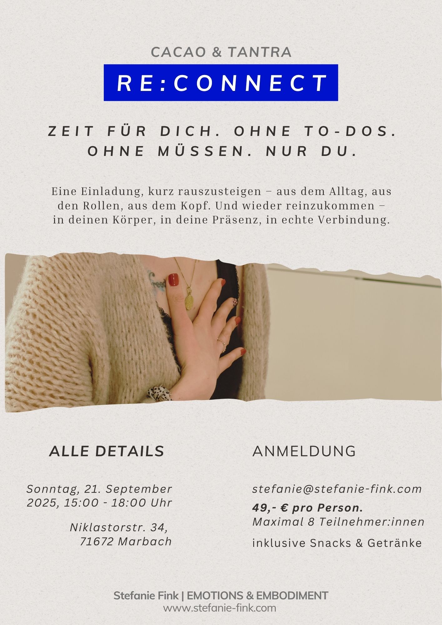 Flyer Tantra RECONNECT